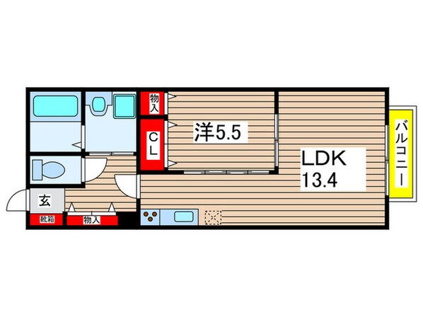 桜の物件間取画像